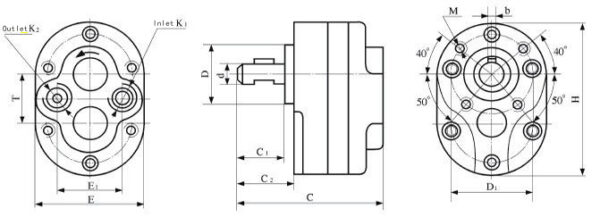 CB-B Series Low Pressure Gear Pump & Hydraulic Oil Pump | China Kemai Pumps